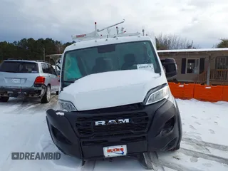 2023 Ram ProMaster Cargo with VIN 3C6LRVNG1PE548538, listed as a IAAI auction lot 41082571 with 21,357 mi miles and . Bid and sale history available at DreamBid. Image 11.