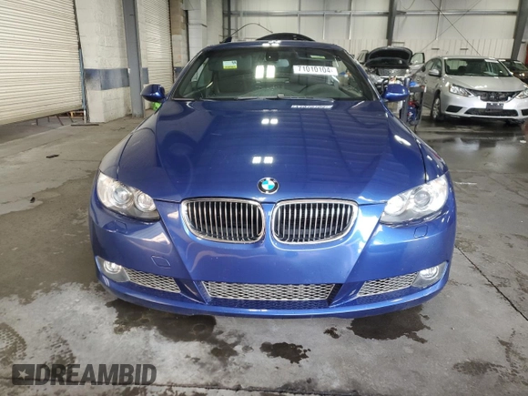 2008 BMW 3 Series 335i with VIN WBAWL735X8PX54458, listed as a Copart auction lot 71010104 with 56,304 mi miles and Salvage Title. Bid and sale history available at carsss.com. Image 5.