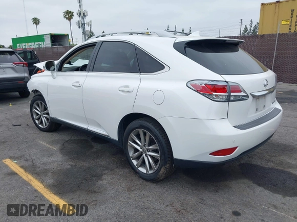 2015 Lexus RX 350 with VIN 2T2ZK1BA9FC153242, listed as a IAAI auction lot 42326326 with 109,015 mi miles and . Bid and sale history available at DreamBid. Image 3.