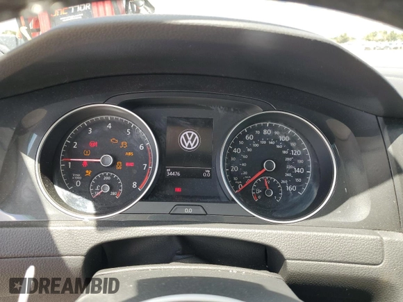 2018 Volkswagen Golf SportWagen S with VIN 3VWD17AU2JM767482, listed as a Copart auction lot 67673204 with 34,476 mi miles and Non Repairable. Bid and sale history available at carsss.com. Image 9.