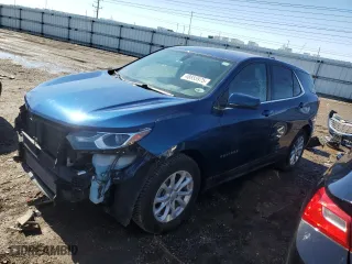 2019 Chevrolet Equinox LT with VIN 3GNAXKEV2KL388751, listed as a Copart auction lot 48855975 with 52,676 mi miles and Salvage Title. Bid and sale history available at carsss.com. Image 1.