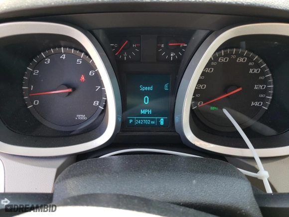 2012 Chevrolet Equinox LTZ with VIN 2GNFLFE54C6364398, listed as a Copart auction lot 49232045 with 242,702 mi miles and Clean Title. Bid and sale history available at carsss.com. Image 9.
