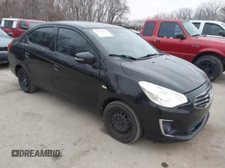 2017 Mitsubishi Mirage G4 ES with VIN ML32F3FJ8HHF06607, listed as a IAAI auction lot 41551831 with 123,755 mi miles. Bid and sale history available at carsss.com. Image 1.