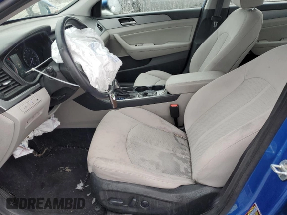 2018 Hyundai Sonata SEL with VIN 5NPE34AF1JH663556, listed as a Copart auction lot 45121305 with 57,941 mi miles and Salvage Title. Bid and sale history available at DreamBid. Image 7.