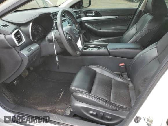 2017 Nissan Maxima SL with VIN 1N4AA6AP6HC403786, listed as a Copart auction lot 56538795 with 100,584 mi miles and Salvage title. Bid and sale history available at DreamBid. Image 7.