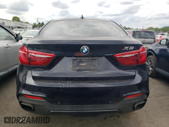 2016 BMW X6 xDrive35i with VIN 5UXKU2C56G0N78516, listed as a Copart auction lot 56144323 with 152,622 mi miles. Bid and sale history available at carsss.com. Image 6.