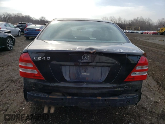 2003 Mercedes-Benz C 240 with VIN WDBRF61J83E013424, listed as a Copart auction lot 51279935 with 266,939 mi miles and Salvage Title. Bid and sale history available at carsss.com. Image 6.