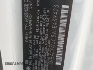 2011 BMW 3 Series 328i z VIN WBADW3C52BE439423, wystawiony jako Copart lot #54858645 z przebiegiem 113 999 mil mil oraz Szkoda całkowita • Salvage title. Historia ofert i sprzedaży dostępna na DreamBid. Obrazek 13.