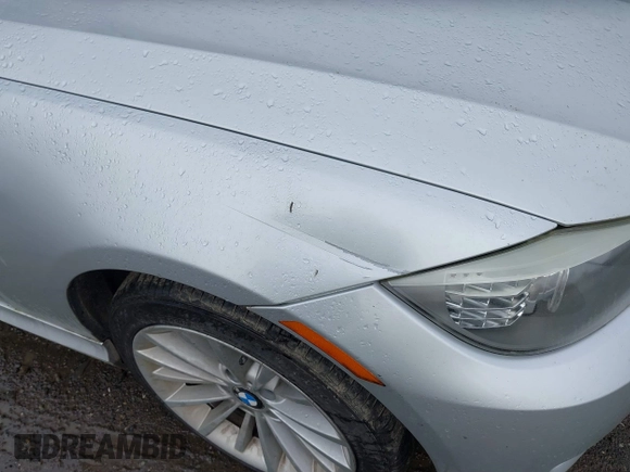 2011 BMW 3 Series 335i with VIN WBAPM5C58BE576736, listed as a IAAI auction lot 41859606 with 120,884 mi miles. Bid and sale history available at carsss.com. Image 6.