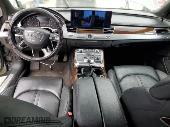 2014 Audi A8 3.0T with VIN WAURGAFDXEN009752, listed as a Copart auction lot 54541165 with 118,687 mi miles and Clean Title. Bid and sale history available at DreamBid. Image 8.