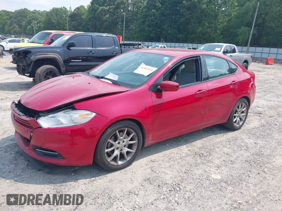 2013 Dodge Dart SXT z VIN 1C3CDFBA7DD109990, wystawiony jako IAAI lot #42404524 z przebiegiem 210 000 mil mil oraz . Historia ofert i sprzedaży dostępna na DreamBid. Obrazek 2.