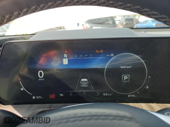 2023 Kia Telluride SX X-Line with VIN 5XYP5DGC1PG341113, listed as a Copart auction lot 54767765 with 8,774 mi miles and Salvage title. Bid and sale history available at DreamBid. Image 9.