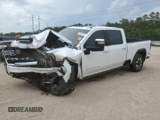 2024 GMC Sierra 2500HD Denali z VIN 1GT49REY3RF284860, wystawiony jako Copart lot #53483445 z przebiegiem Nie podano mil oraz Szkoda całkowita • Salvage title. Historia ofert i sprzedaży dostępna na DreamBid. Obrazek 1.