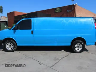 2021 Chevrolet Express Cargo with VIN 1GCWGBFPXM1187527, listed as a Copart auction lot 62920285 with 81,429 mi miles and Salvage title. Bid and sale history available at DreamBid. Image 4.