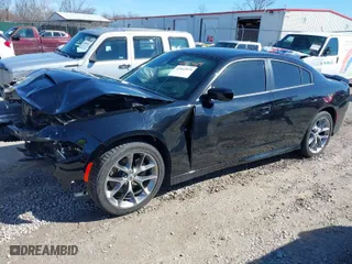 2021 Dodge Charger GT with VIN 2C3CDXHG9MH679252, listed as a IAAI auction lot 41663079 with 25,934 mi miles. Bid and sale history available at carsss.com. Image 2.