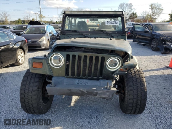 1997 Jeep Wrangler Sport with VIN 1J4FY19S0VP453959, listed as a Copart auction lot 44560295 with 182,464 mi miles and Salvage Title. Bid and sale history available at carsss.com. Image 5.