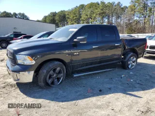 2018 Ram 1500 Big Horn with VIN 1C6RR7LTXJS323674, listed as a Copart auction lot 88520755 with 144,516 mi miles and Salvage Title. Bid and sale history available at carsss.com. Image 1.