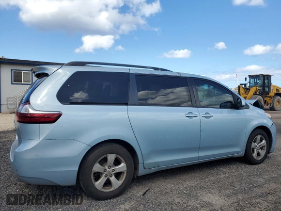 2015 Toyota Sienna LE AAS with VIN 5TDKK3DCXFS577990, listed as a Copart auction lot 56608525 with 93,323 mi miles and Salvage title. Bid and sale history available at DreamBid. Image 3.