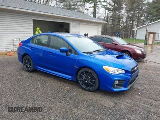 2020 Subaru WRX Premium with VIN JF1VA1C65L9828673, listed as a IAAI auction lot 41908348 with 15,465 mi miles. Bid and sale history available at carsss.com. Image 1.