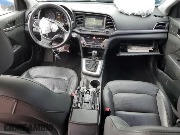 2017 Hyundai Elantra Limited with VIN 5NPD84LF2HH132600, listed as a Copart auction lot 61358095 with 62,699 mi miles and Salvage title. Bid and sale history available at DreamBid. Image 8.