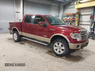 2013 Ford F-150 XL with VIN 1FTFW1ET7DKD12537, listed as a IAAI auction lot 41907823 with 234,445 mi miles. Bid and sale history available at carsss.com. Image 1.