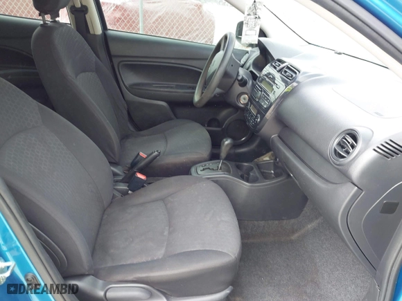 2015 Mitsubishi Mirage DE with VIN ML32A3HJ9FH043477, listed as a IAAI auction lot 42109009 with 124,817 mi miles. Bid and sale history available at carsss.com. Image 5.