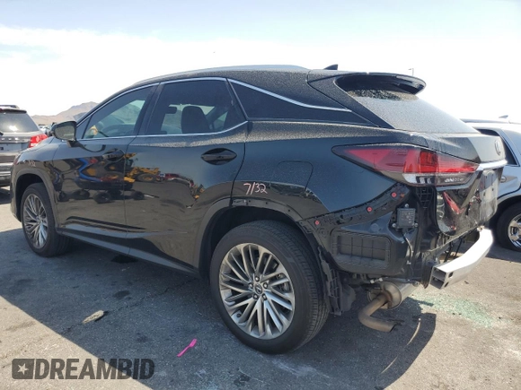 2020 Lexus RX 350 with VIN 2T2JZMAA8LC163543, listed as a Copart auction lot 57774285 with 72,794 mi miles and Salvage title. Bid and sale history available at DreamBid. Image 2.