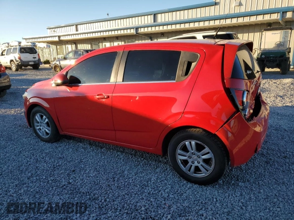 2012 Chevrolet Sonic LT with VIN 1G1JC6SB4C4221295, listed as a Copart auction lot 81294604 with 158,597 mi miles and Salvage title. Bid and sale history available at DreamBid. Image 2.