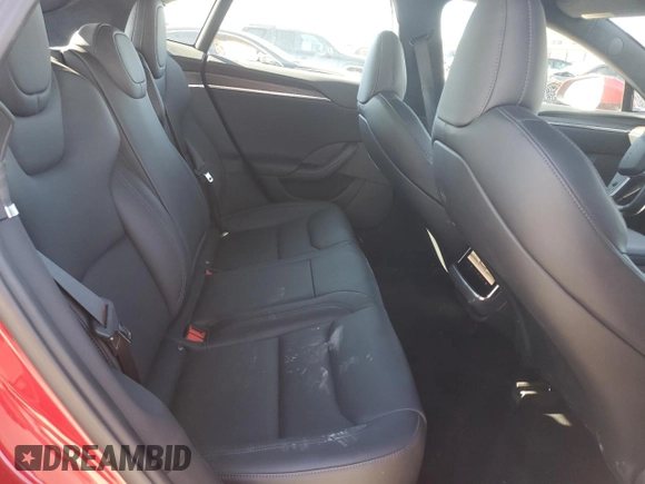 2022 Tesla Model S with VIN 5YJSA1E57NF478036, listed as a Copart auction lot 42147205 with 44,576 mi miles and Salvage title. Bid and sale history available at DreamBid. Image 11.