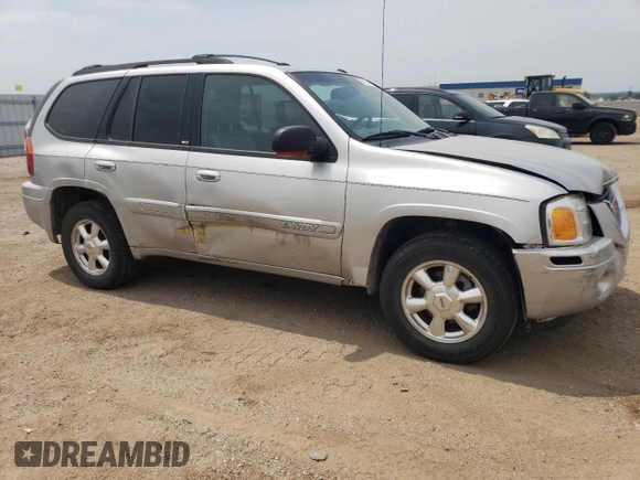 2004 GMC Envoy SLT with VIN 1GKDT13S842439635, listed as a Copart auction lot 63317194 with 201,672 mi miles and Salvage Title. Bid and sale history available at carsss.com. Image 4.