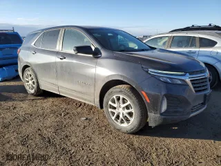 2022 Chevrolet Equinox LT with VIN 2GNAXUEV2N6144814, listed as a Copart auction lot 44556425 with 52,745 mi miles and Salvage Title. Bid and sale history available at carsss.com. Image 4.
