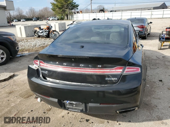 2015 Lincoln MKZ with VIN 3LN6L2J91FR620922, listed as a Copart auction lot 43745565 with Not provided miles and Salvage title. Bid and sale history available at DreamBid. Image 6.