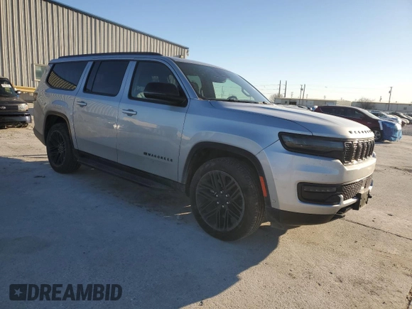 2024 Jeep Wagoneer Series II Carbide with VIN 1C4SJSBP8RS103079, listed as a Copart auction lot 47974685 with 15,990 mi miles and Salvage Title. Bid and sale history available at DreamBid. Image 4.