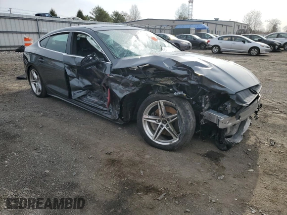 2022 Audi A5 Sportback S line Premium Plus with VIN WAUFACF50NA024891, listed as a Copart auction lot 51643235 with 0 mi miles and Salvage Title. Bid and sale history available at carsss.com. Image 4.