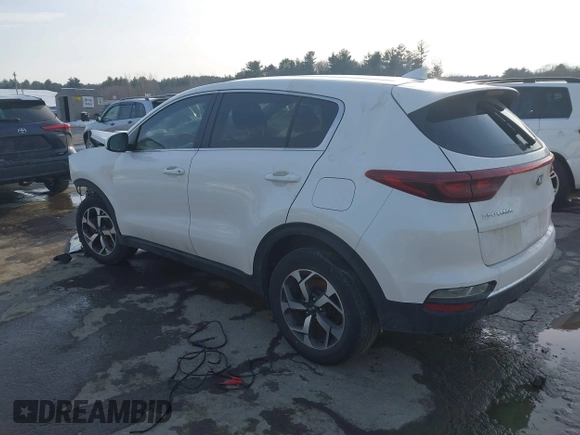2021 Kia Sportage LX with VIN KNDPMCACXM7901175, listed as a IAAI auction lot 41588890 with 94,404 mi miles and . Bid and sale history available at carsss.com. Image 3.