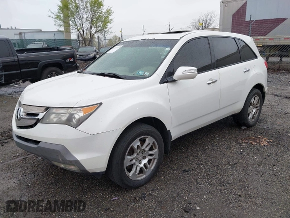 2009 Acura MDX Tech/Entertainment Pkg with VIN 2HNYD28459H531787, listed as a IAAI auction lot 41977307 with 135,379 mi miles. Bid and sale history available at carsss.com. Image 2.