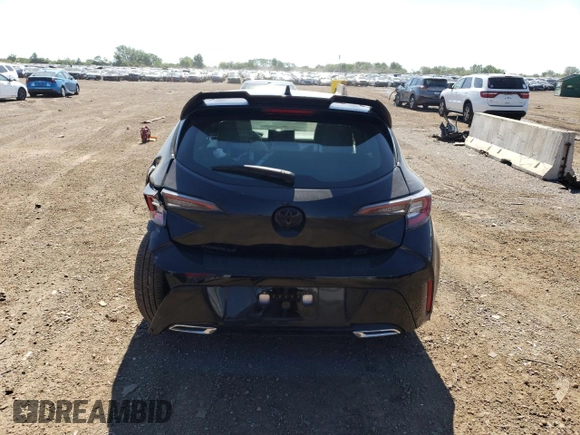 2022 Toyota Corolla Hatchback SE with VIN JTND4MBE7N3186739, listed as a Copart auction lot 60488754 with 10,511 mi miles and Salvage Title. Bid and sale history available at carsss.com. Image 6.