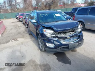 2016 Chevrolet Equinox LTZ with VIN 2GNFLGEK4G6230301, listed as a IAAI auction lot 41755028 with 97,194 mi miles. Bid and sale history available at carsss.com. Image 1.