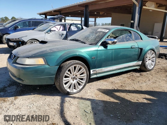 2000 Ford Mustang with VIN 1FAFP4043YF263744, listed as a Copart auction lot 46882165 with Not provided miles and Salvage title. Bid and sale history available at DreamBid. Image 1.