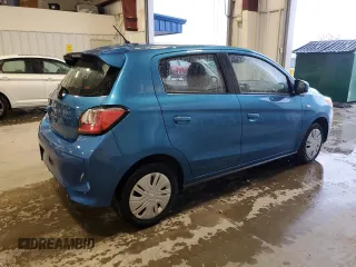 2023 Mitsubishi Mirage ES with VIN ML32AUHJ4PH001693, listed as a Copart auction lot 54313325 with 40,622 mi miles and Salvage title. Bid and sale history available at DreamBid. Image 3.