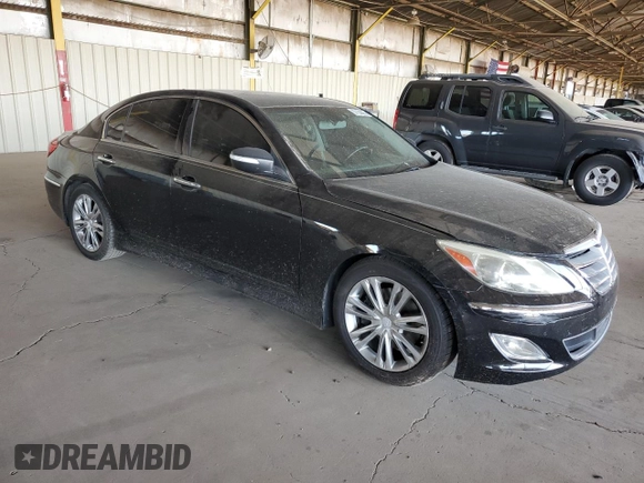 2012 Hyundai Genesis 3.8L z VIN KMHGC4DD6CU180250, wystawiony jako Copart lot #57132905 z przebiegiem 168 643 mil mil oraz Czysty tytuł • Clean title. Historia ofert i sprzedaży dostępna na DreamBid. Obrazek 4.