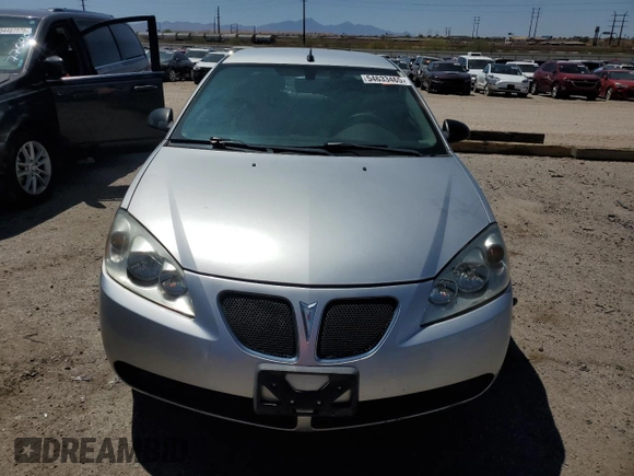2009 Pontiac G6 w/1SA *Ltd Avail* with VIN 1G2ZG57B194145386, listed as a Copart auction lot 54633465 with 102,249 mi miles and Clean Title. Bid and sale history available at carsss.com. Image 5.