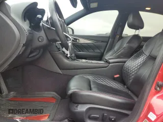 2019 Infiniti Q50 RED SPORT 400 with VIN JN1FV7AP5KM761024, listed as a Copart auction lot 85488304 with 91,709 mi miles and Salvage Title. Bid and sale history available at carsss.com. Image 7.