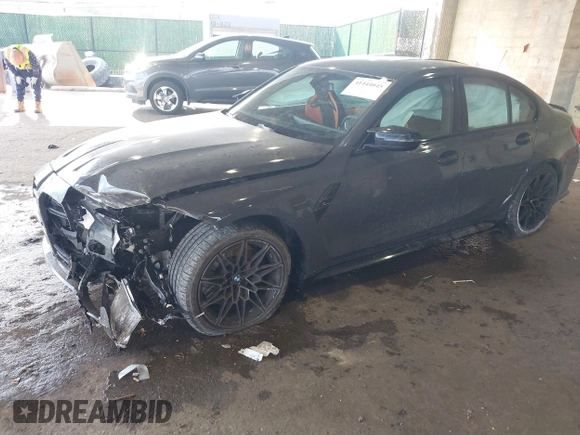 2024 BMW M3 Competition xDrive z VIN WBS43AY00RFS70481, wystawiony jako IAAI lot #41444045 z przebiegiem Nie podano mil oraz . Historia ofert i sprzedaży dostępna na DreamBid. Obrazek 17.