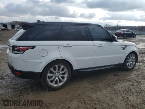 2016 Land Rover Range Rover Sport HSE with VIN SALWR2KF6GA599285, listed as a Copart auction lot 84306754 with 96,003 mi miles and Clean Title. Bid and sale history available at DreamBid. Image 3.