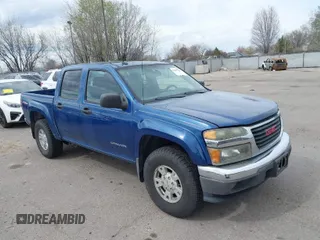 2005 GMC Canyon 1SB SLE Z85 with VIN 1GTDT136558219317, listed as a IAAI auction lot 41887425 with 168,875 mi miles. Bid and sale history available at carsss.com. Image 1.