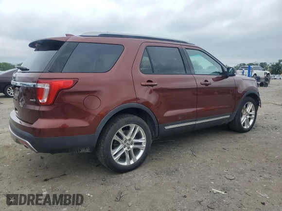 2016 Ford Explorer XLT z VIN 1FM5K8D83GGA93219, wystawiony jako Copart lot #58828405 z przebiegiem 134 961 mil mil oraz Szkoda całkowita • Salvage title. Historia ofert i sprzedaży dostępna na DreamBid. Obrazek 3.