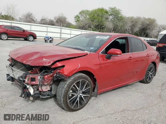 2023 Toyota Camry SE with VIN 4T1G11AK7PU174082, listed as a Copart auction lot 48969525 with 41,081 mi miles and Salvage Title. Bid and sale history available at DreamBid. Image 1.