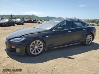 2016 Tesla Model S 90D with VIN 5YJSA1E2XGF158184, listed as a Copart auction lot 51700945 with 0 mi miles and Salvage Title. Bid and sale history available at carsss.com. Image 1.