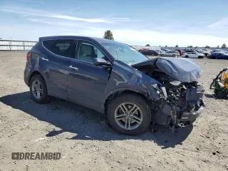 2017 Hyundai Santa Fe 2.4L with VIN 5XYZTDLB4HG428937, listed as a Copart auction lot 58637205 with 76,872 mi miles and Salvage title. Bid and sale history available at DreamBid. Image 4.